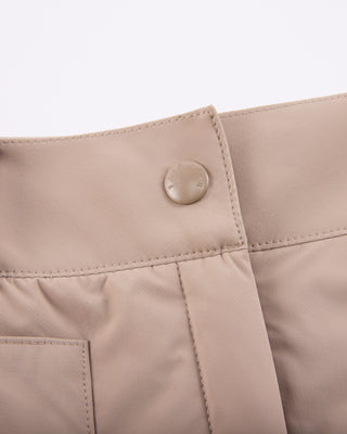 Padded flare Mid Length skirt (Cocoa)