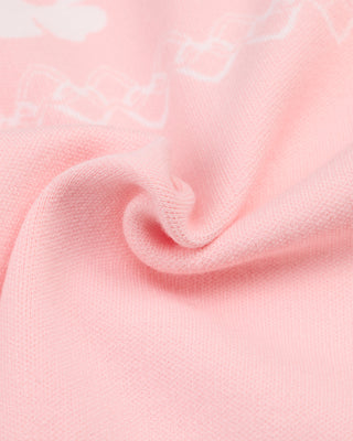 Flower Jacquard Knit Vest (Pink)