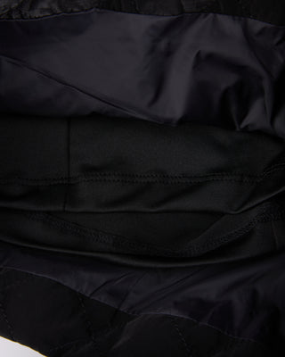 Pearl quilted short pants (Black)