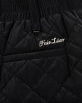 Pearl quilted short pants - Black