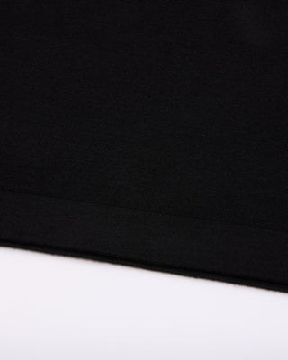 Detachable beaded lace collar knit (Black)