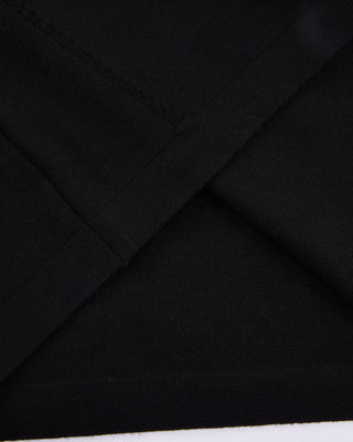 Detachable beaded lace collar knit (Black)