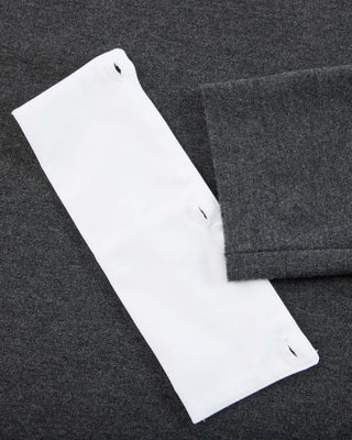 Detachable beaded lace collar knit (Charcoal Grey)