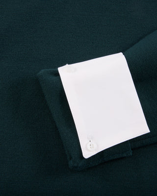 Detachable beaded lace collar knit (Green)