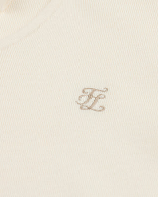 Neck Ribbon Knit Pullover (Ivory)