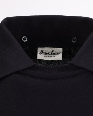 Fair Liar Detachable Collar Ribbon knit (Black)