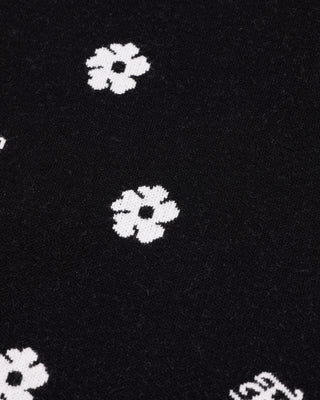Flower Point Jacquard Knit (Black)