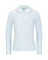 Beaded round collar T-shirt - Mint