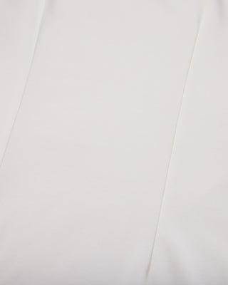 Frill sleeve high neck T Shirt (White)