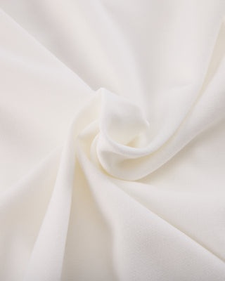 Frill sleeve high neck T Shirt (White)