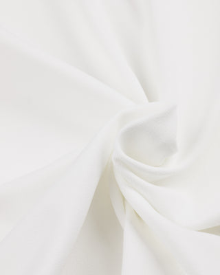 Double chiffon ribbon collar T Shirt (Ivory)