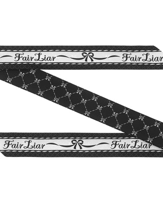 Scarf set shirred shoulder T Shirt (Black)