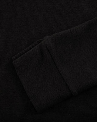 Fleeced high neck T Shirt (Black)