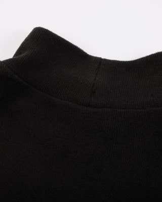 Fleeced high neck T Shirt (Black)