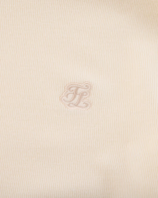 Fleeced high neck T Shirt (Cream)