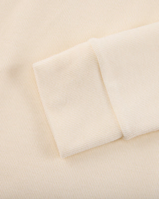 Fleeced high neck T Shirt (Cream)