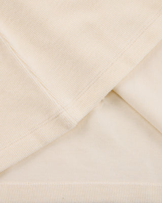 Fleeced high neck T Shirt (Cream)