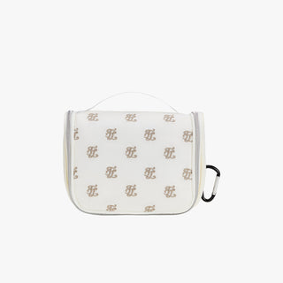 Logo Quilted Cart Pouch (White)
