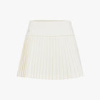 [FL Sig] Pearl Flared Pleats Skirt (Ivory)