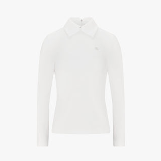 Pearl Point Collar Tshirt (Ivory)