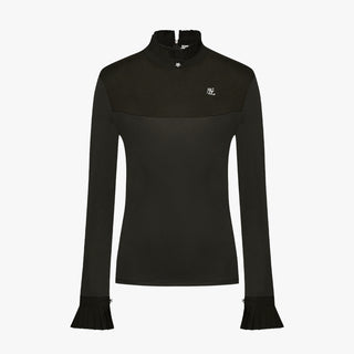 Frill Windproof Tshirt (Black)