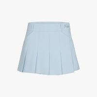 Pleated Short Pants Skirt (Blue)