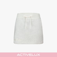 String Flare Skirt (Grey)