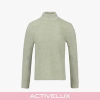 Basic Brushed Turtleneck T-Shirt (Khaki)