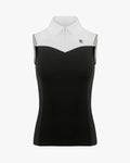 Color block sleeveless top - Black