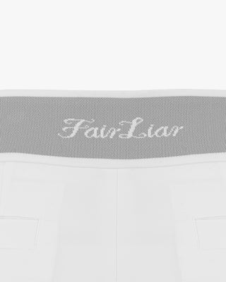 Pocket Capri Shorts (White)