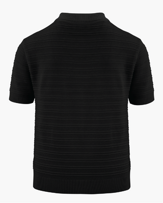 Men's Scasi Short Sleeved knit (Black)