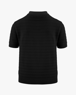 Men's Scasi Short Sleeved knit (Black)