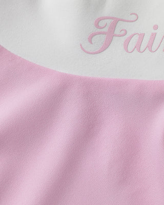 Double high neck sleeveless T Shirt (Pink)