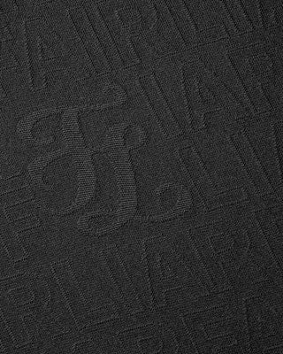 Ferrara Jacquard Turtleneck T Shirt (Black)