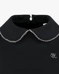 Crystal Collar Cooling T-shirt - Black