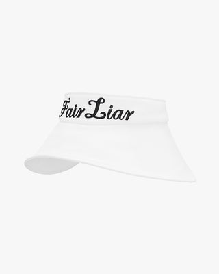 Volume Logo Bonnet Visor (White)