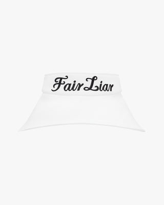 Volume Logo Bonnet Visor (White)