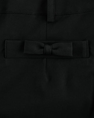 Ribbon Pocket Bootcut Pants (Black)