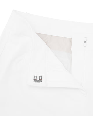 Ribbon Pocket Bootcut Pants (White)