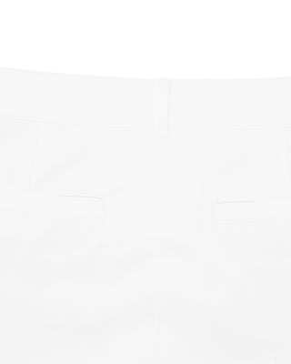 Ribbon Pocket Bootcut Pants (White)