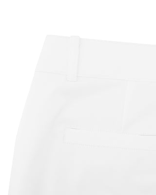 Ribbon Pocket Bootcut Pants (White)