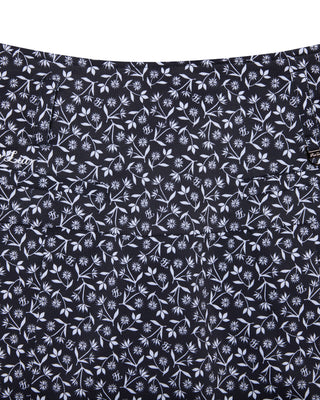 High Waist Pattern Skirt (Black)