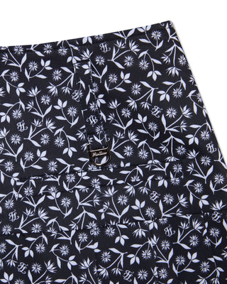 High Waist Pattern Skirt (Black)