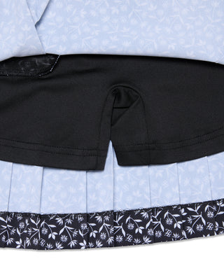 High Waist Pattern Skirt (Black)