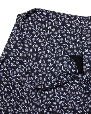 High Waist Pattern Skirt (Black)