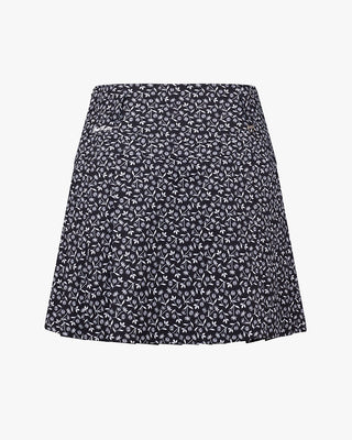High Waist Pattern Skirt (Black)