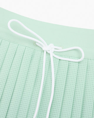 Magic Rib String Pleated Skirt (Mint)