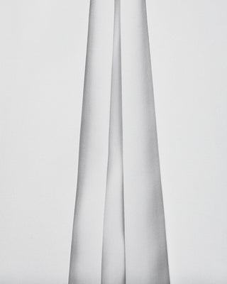 Logo Embellished Pleated Skirt (Grey)