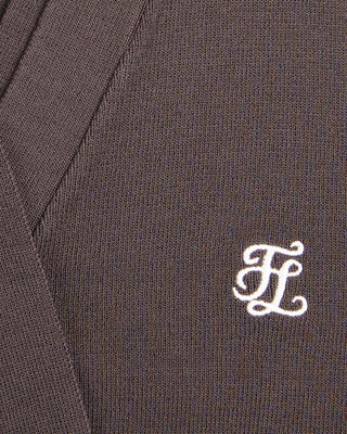 2 way Tie Knit Vest (Cocoa)