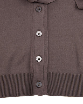 2 way Tie Knit Vest (Cocoa)